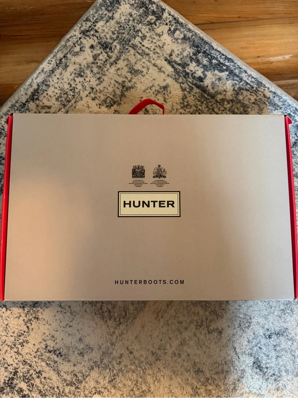 Hunter Black Quilted boots, New In Box